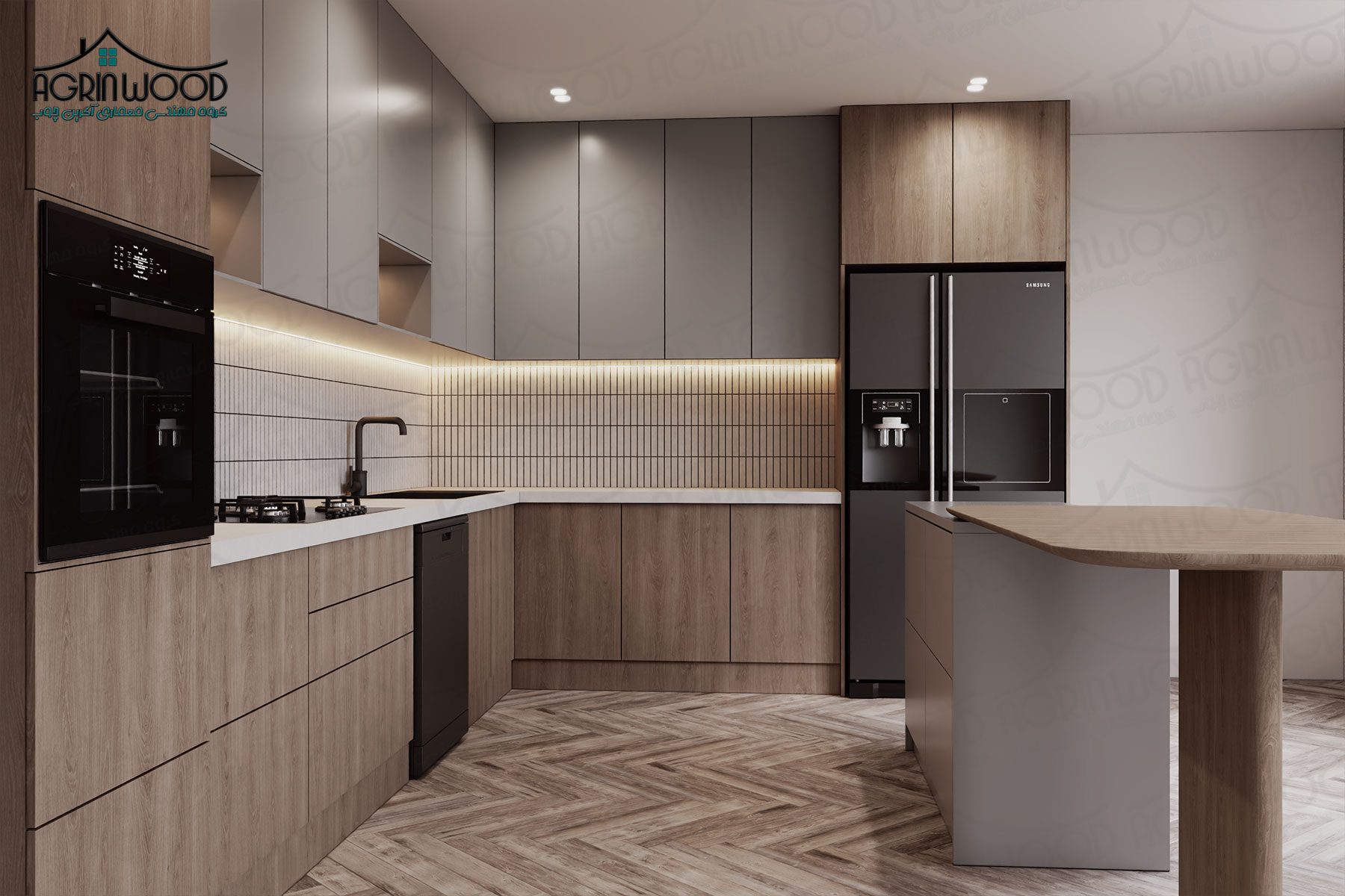 تفاوت کابینت های گلاس و ام دی اف