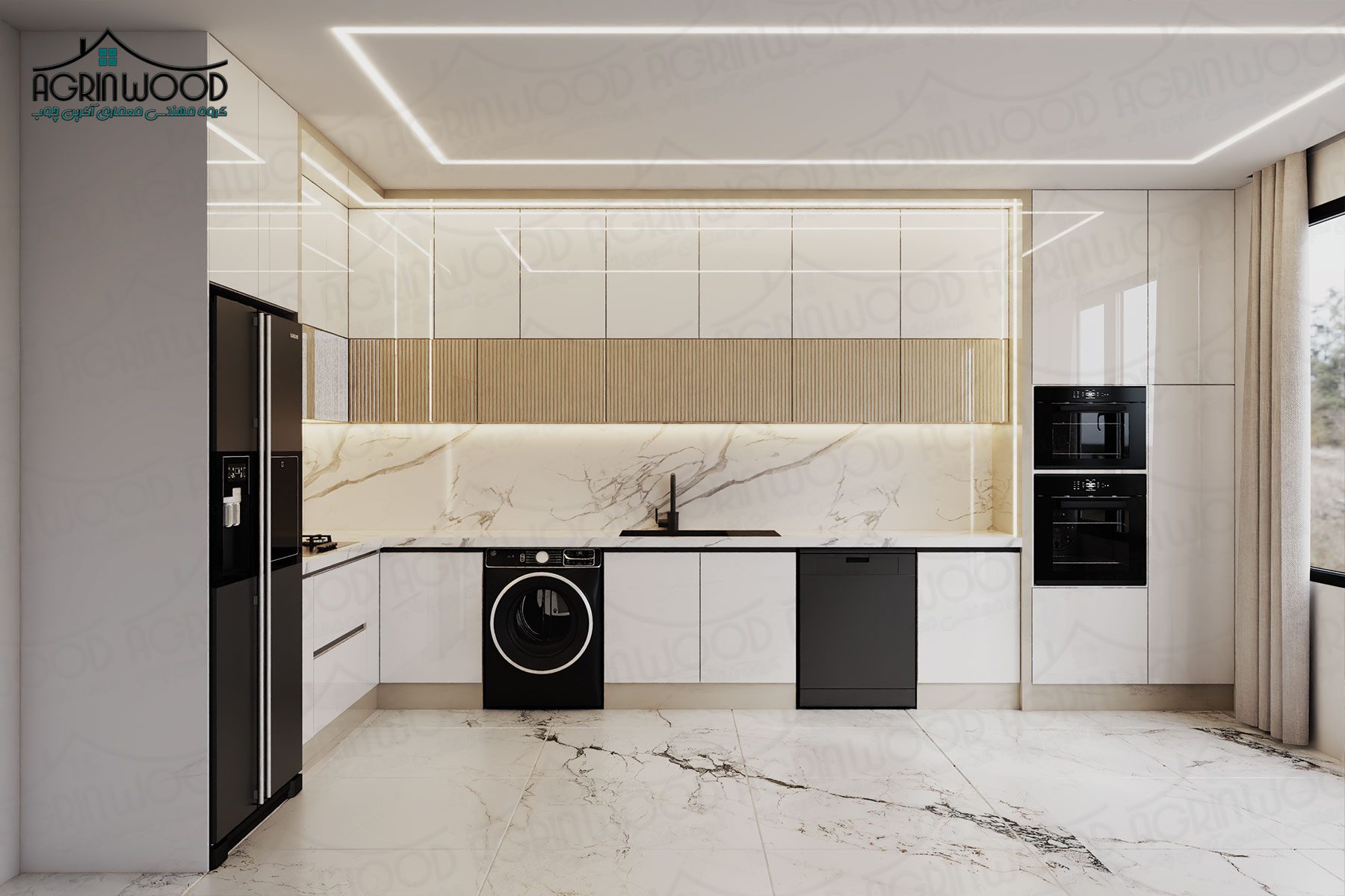 کابینت وکیوم سفید