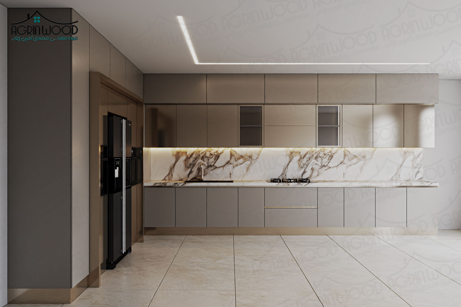 چیدمان جدید آشپزخانه ساده چیدمان جدید آشپزخانه ساده