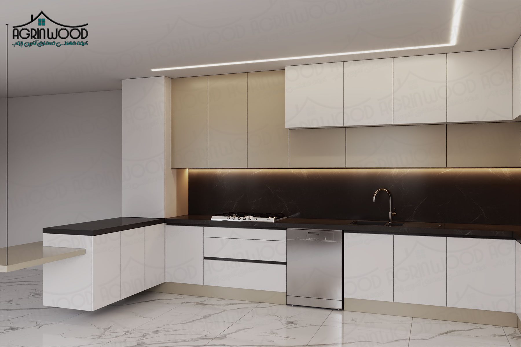 طرح کابینت مینیمال