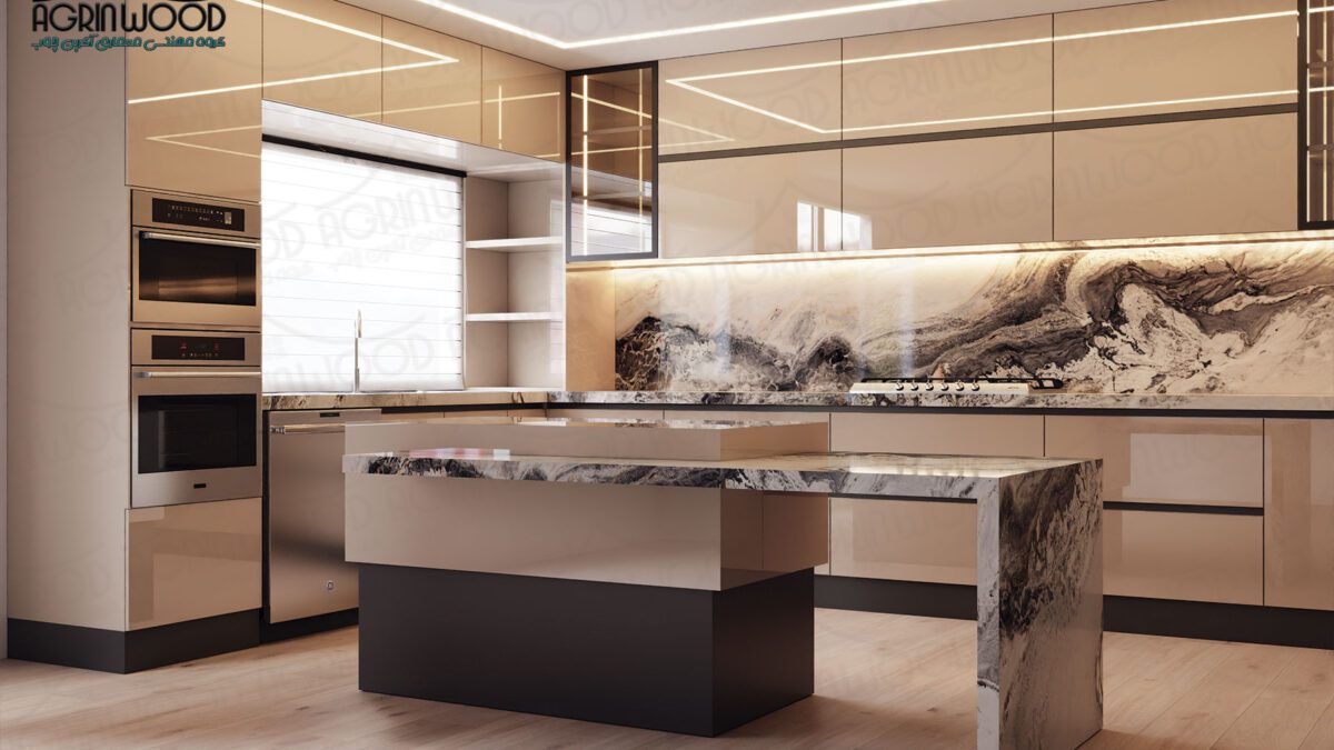 چیدمان جدید آشپزخانه مدرن