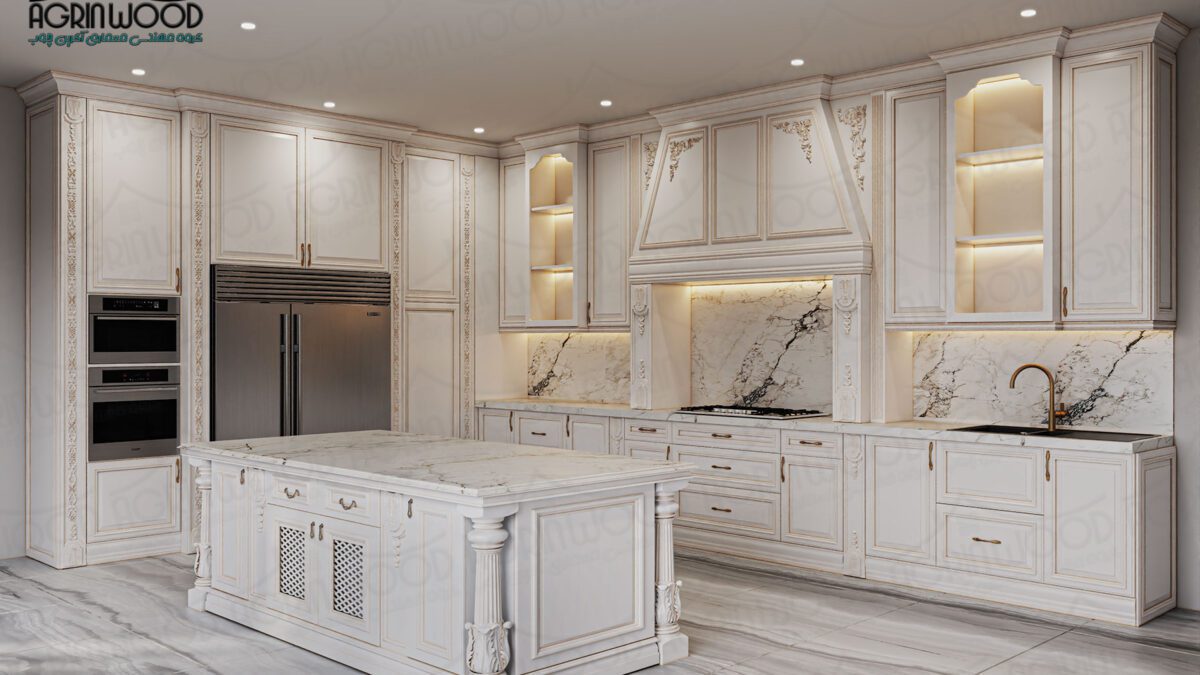 طرح کابینت ممبران سفید