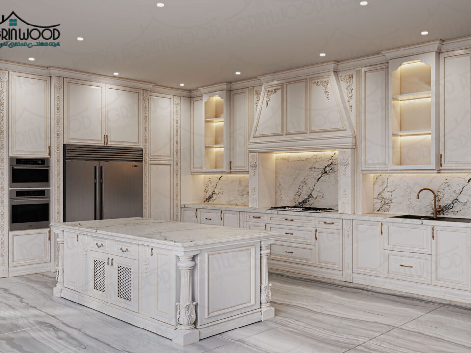 طرح کابینت ممبران سفید