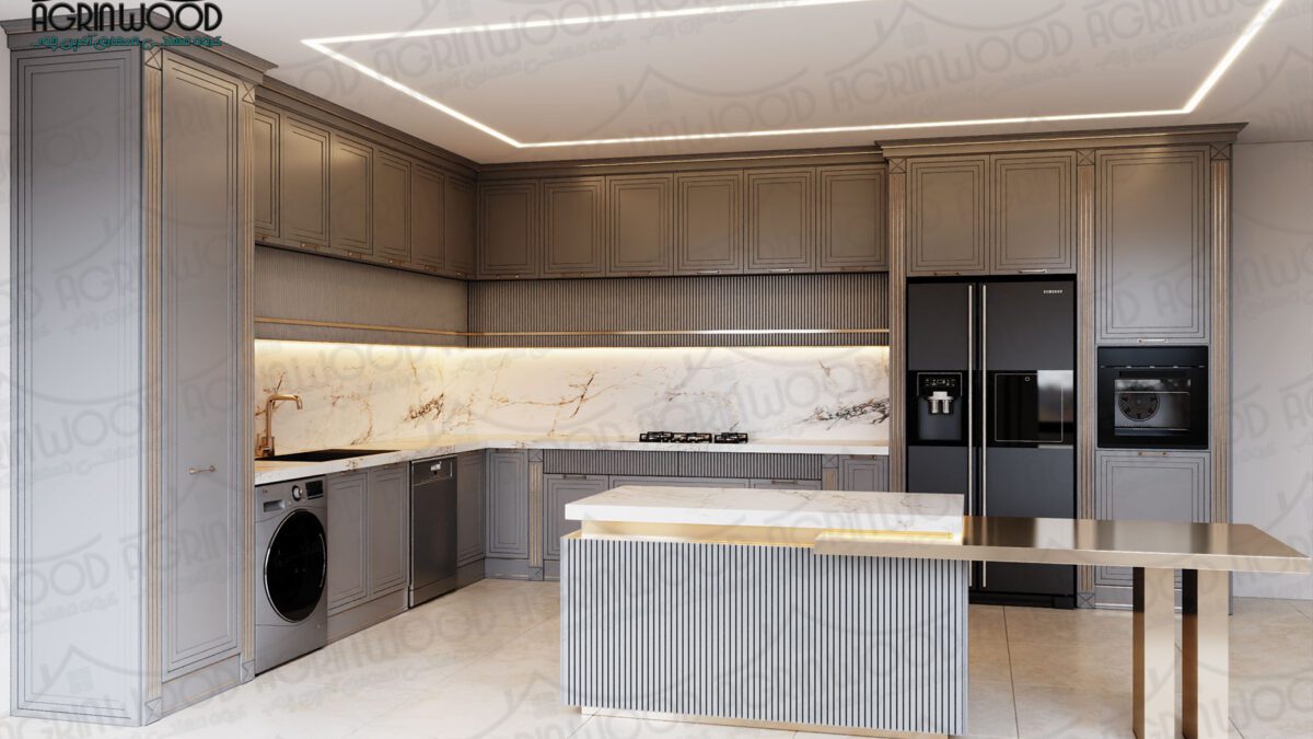 کابینت نئوکلاسیک ساده