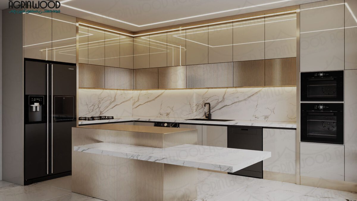 تفاوت کابینت های گلاس و ام دی اف