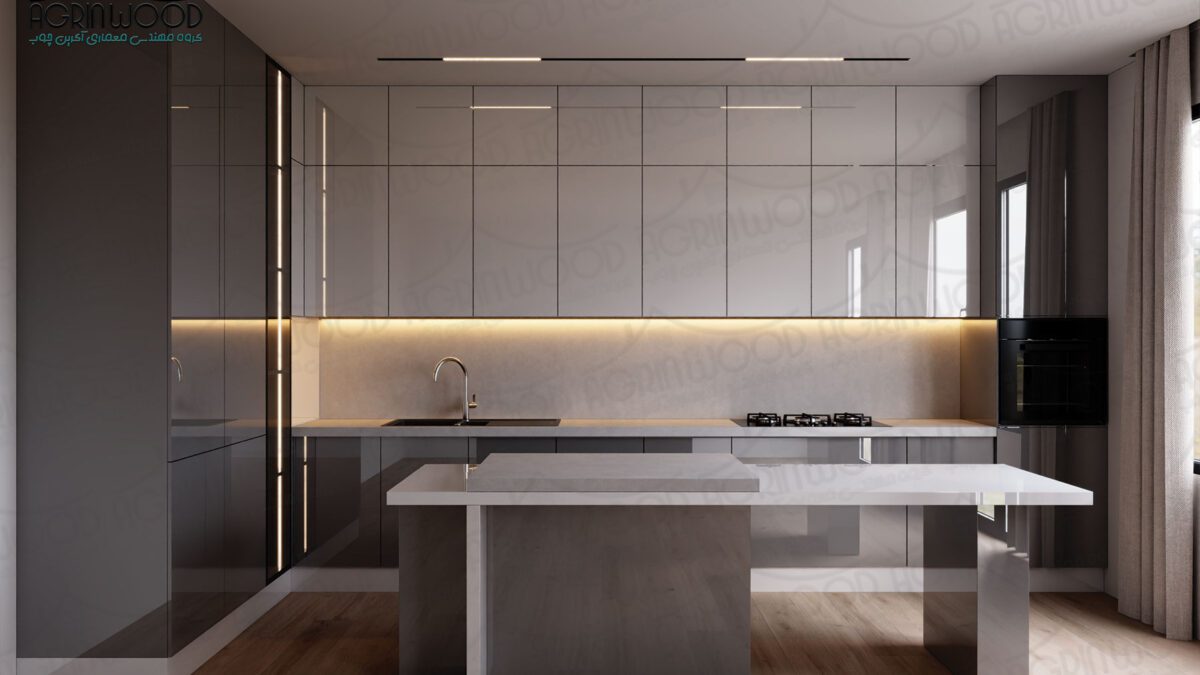 چیدمان جدید آشپزخانه ساده