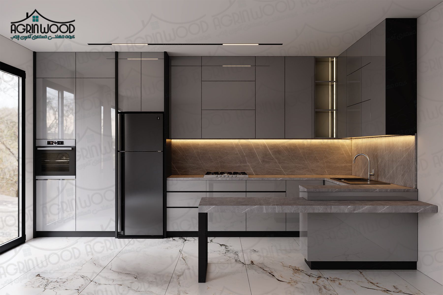 طرح کابینت مینیمال