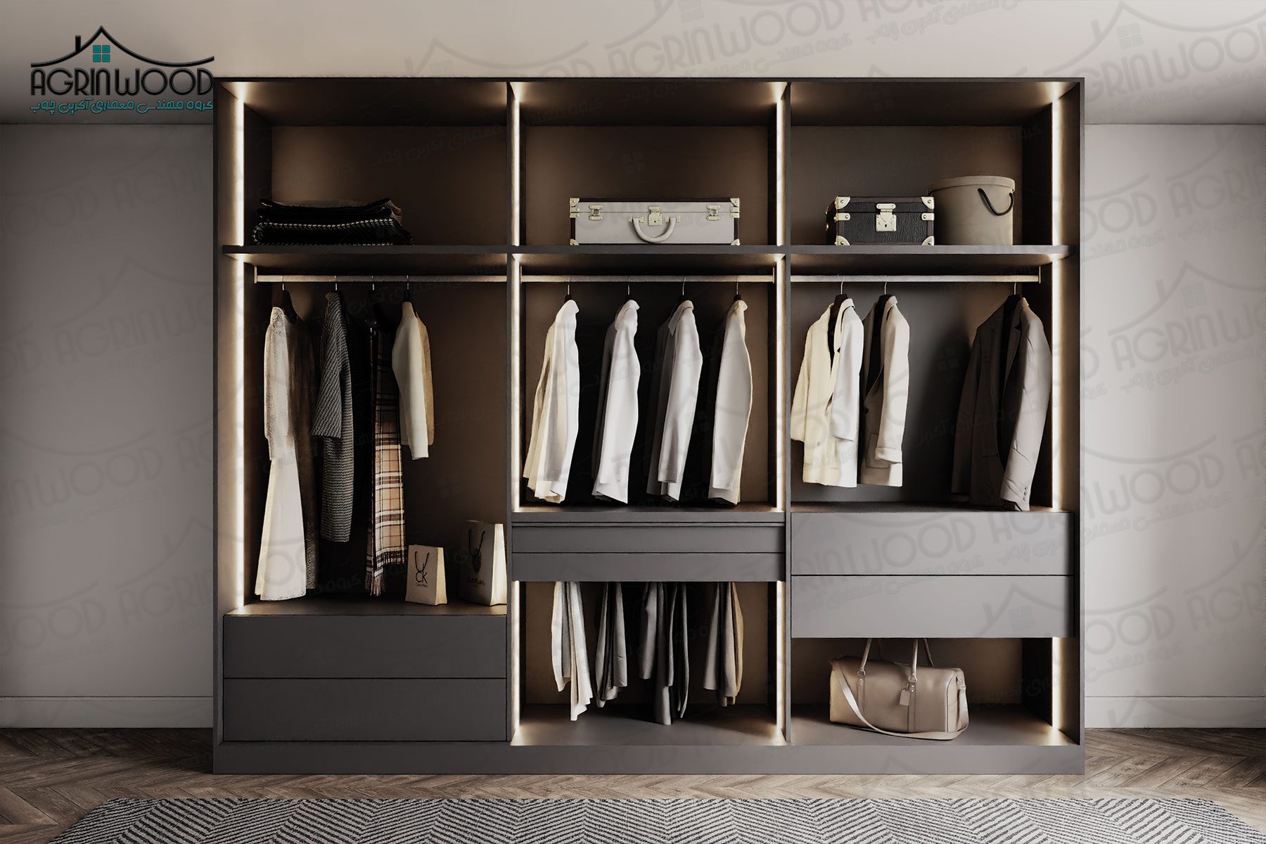 جدیدترین کمد دیواری مدرن