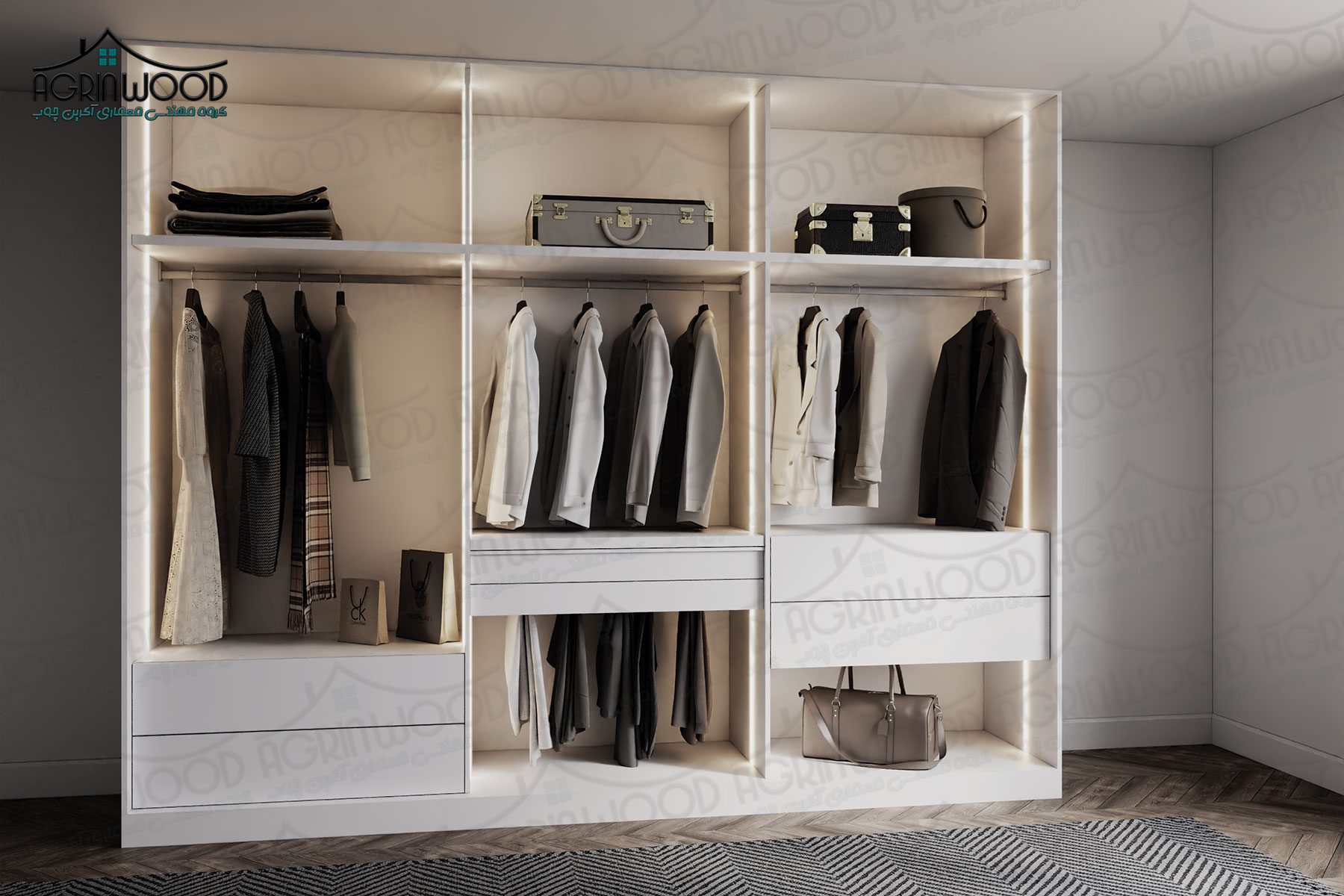 مدل کمد دیواری مدرن مدل کمد دیواری مدرن