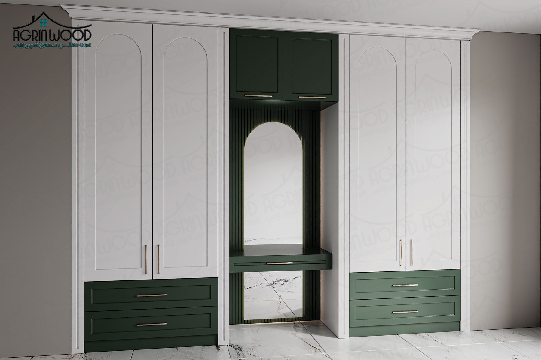 طراحی کمد دیواری ساده