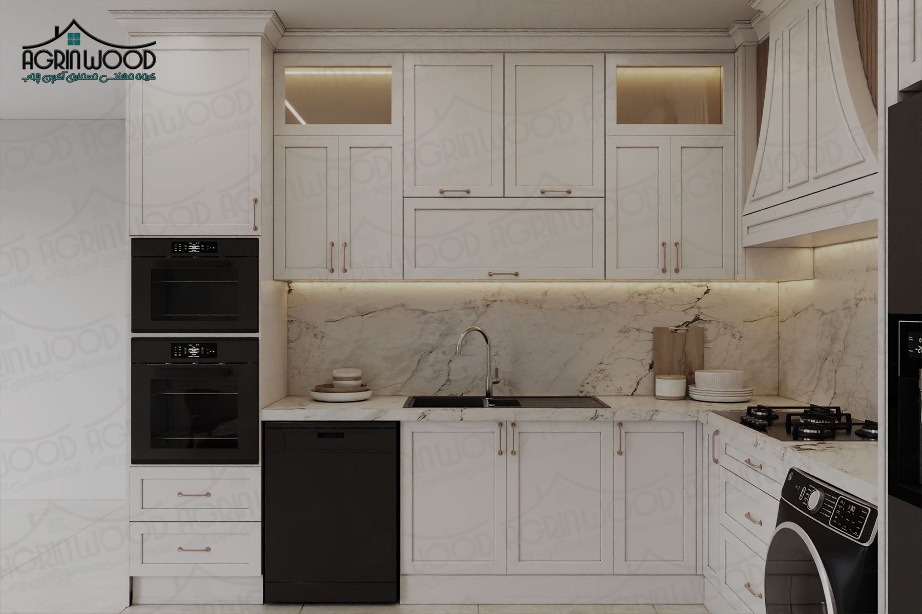 بهترین کابینت نئوکلاسیک