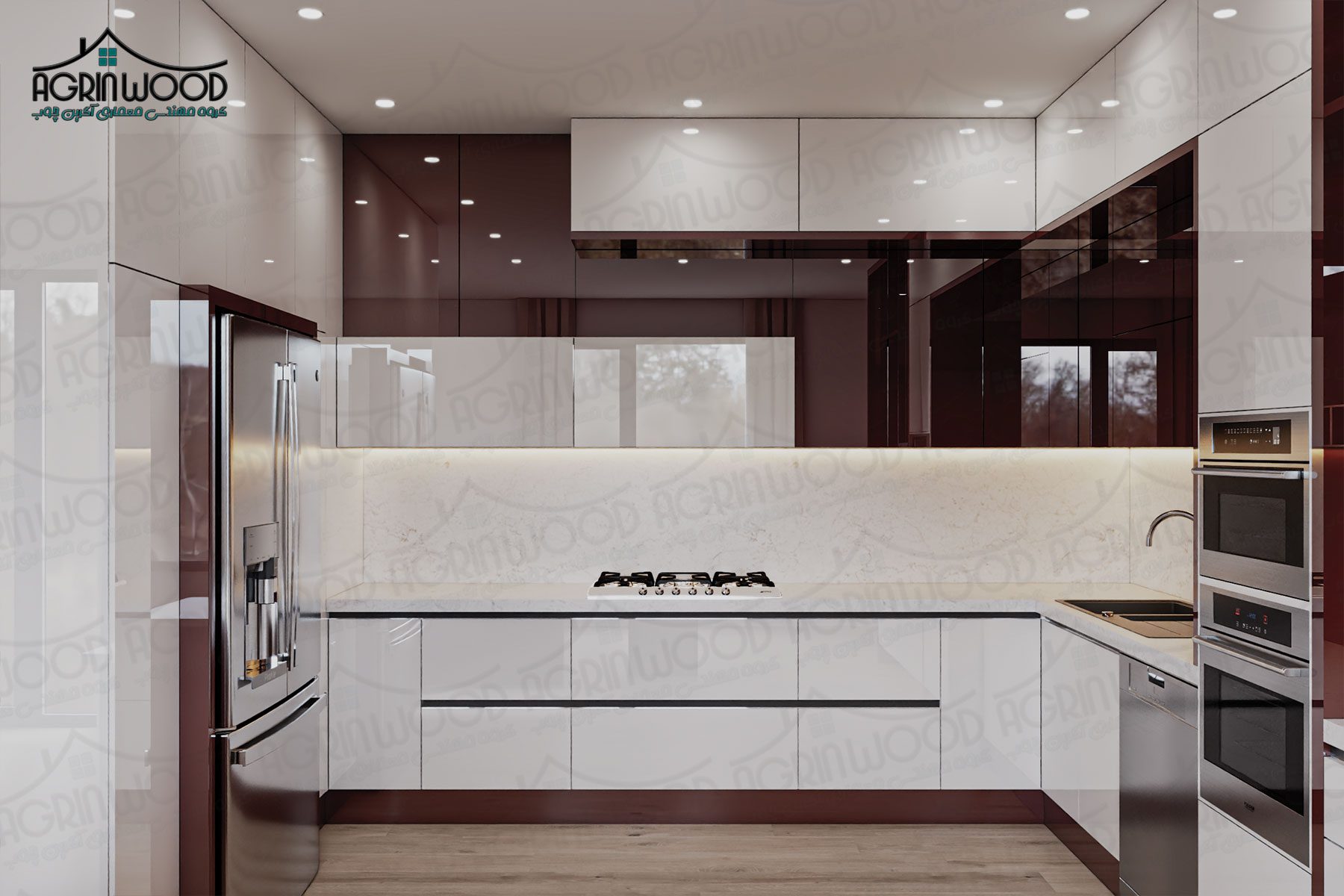 بهترین کابینت ساده های گلاس بهترین کابینت ساده های گلاس