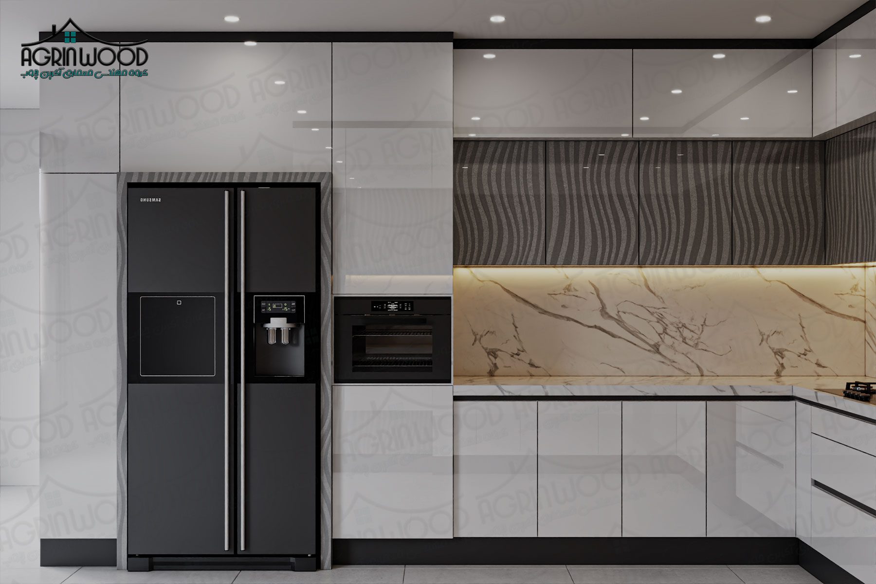 تعویض درب کابینت های گلاس