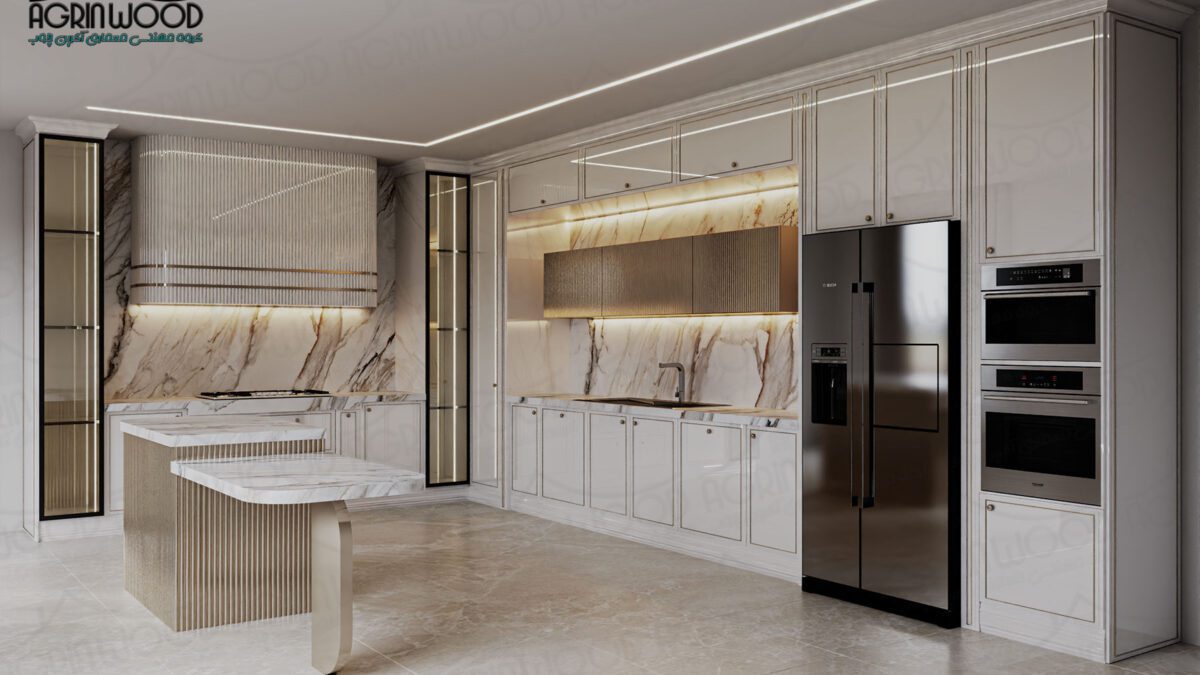 مدل کابینت انزو سفید