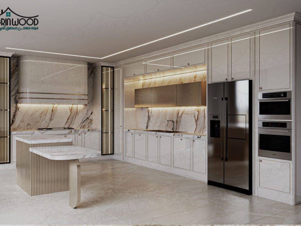 مدل کابینت انزو سفید