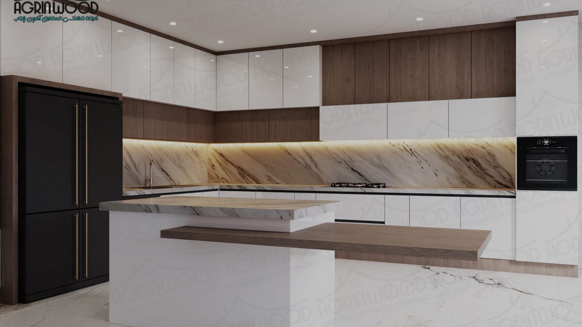 بهترین مدل کابینت ام دی اف سفید