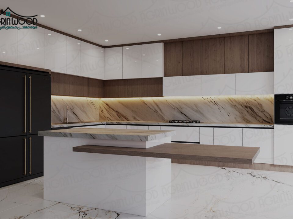 بهترین مدل کابینت ام دی اف سفید