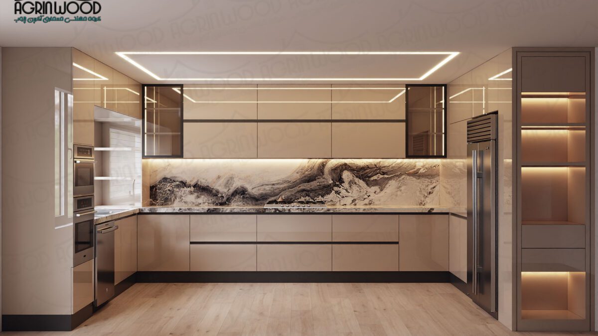 بهترین کابینت ساده های گلاس