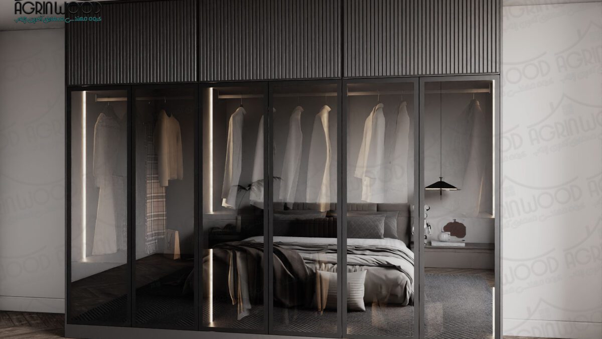 کمد دیواری جدید مدرن ساده