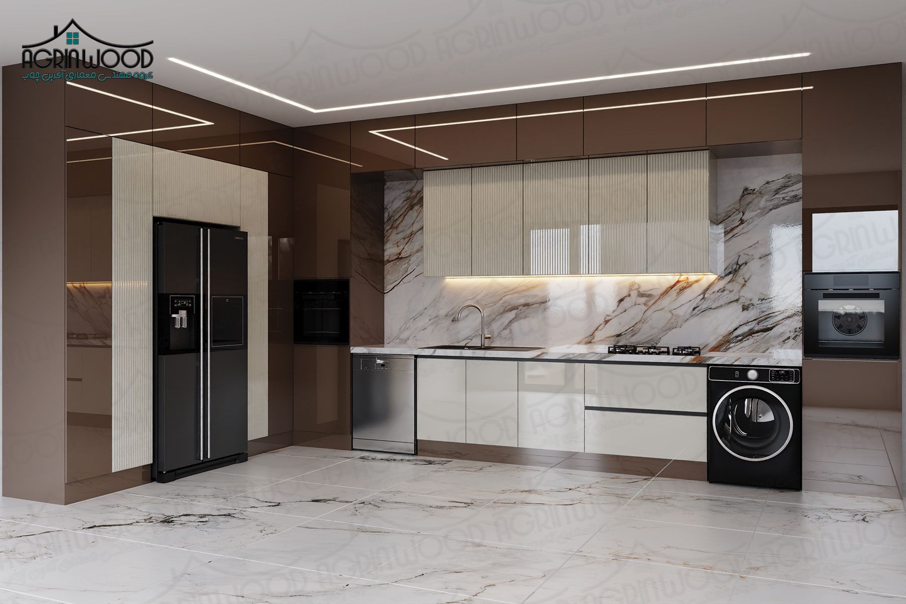 کابینت نوین های گلاس