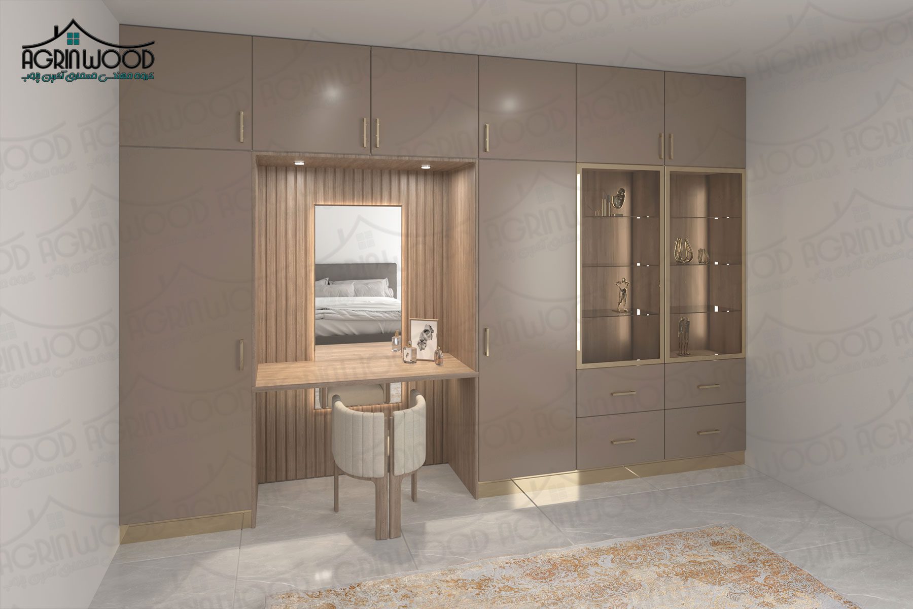 جدیدترین رنگ کمد دیواری جدیدترین رنگ کمد دیواری