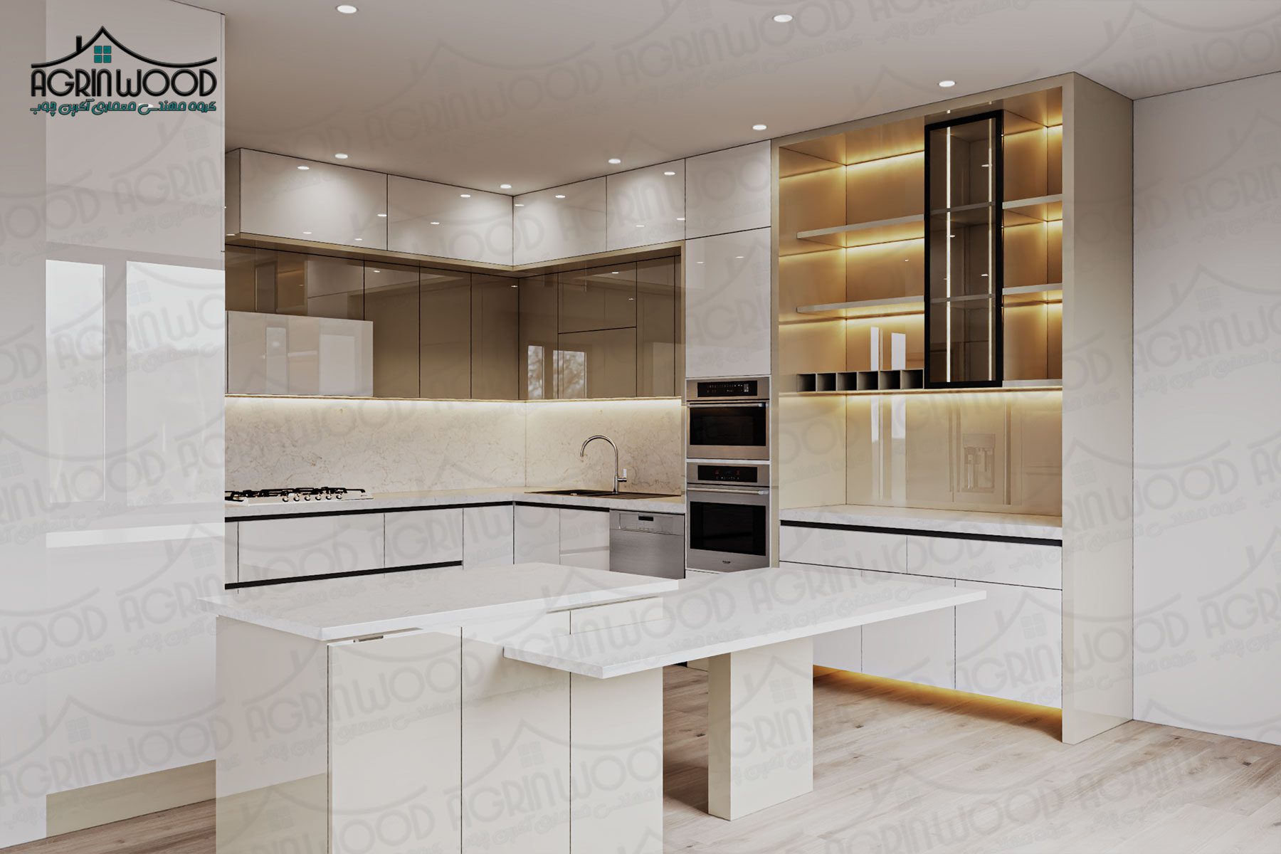 کابینت نوین های گلاس