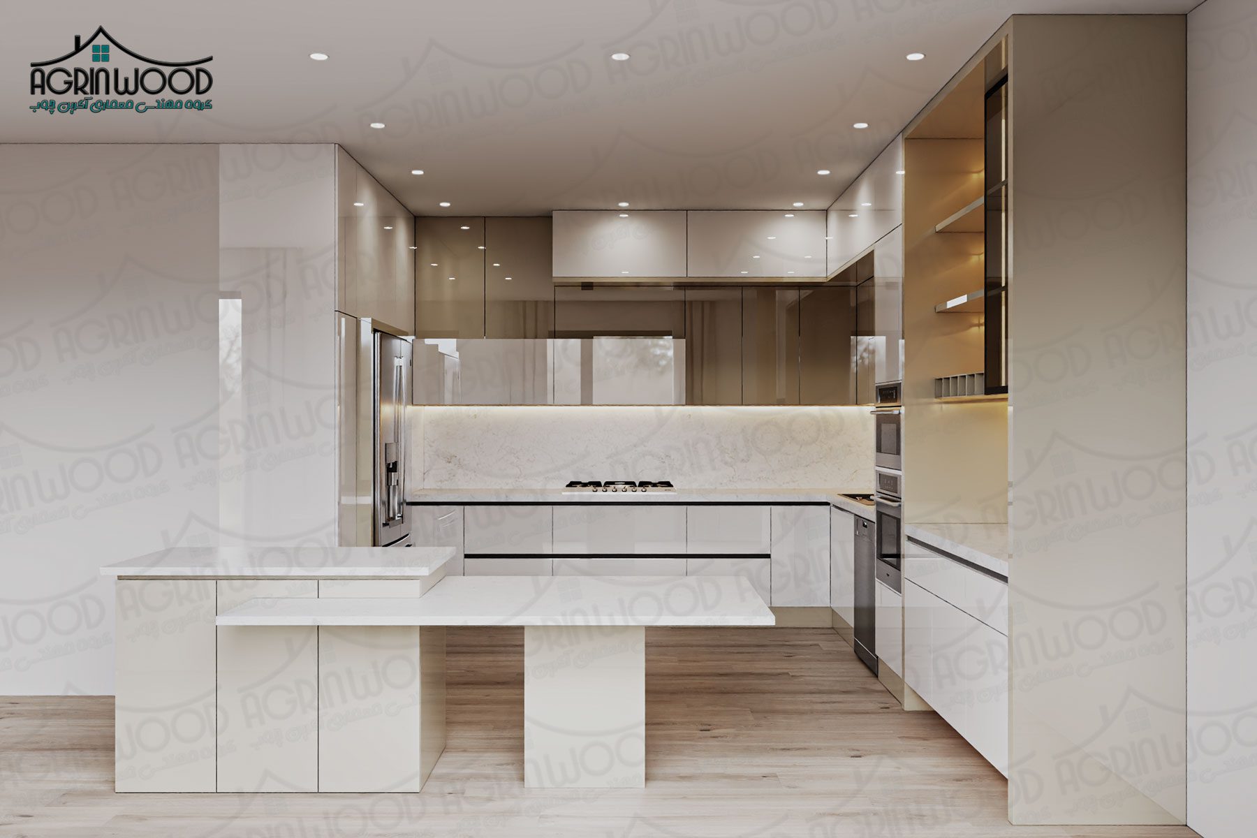 ۳ مدل کابینت های گلاس ۳ مدل کابینت های گلاس