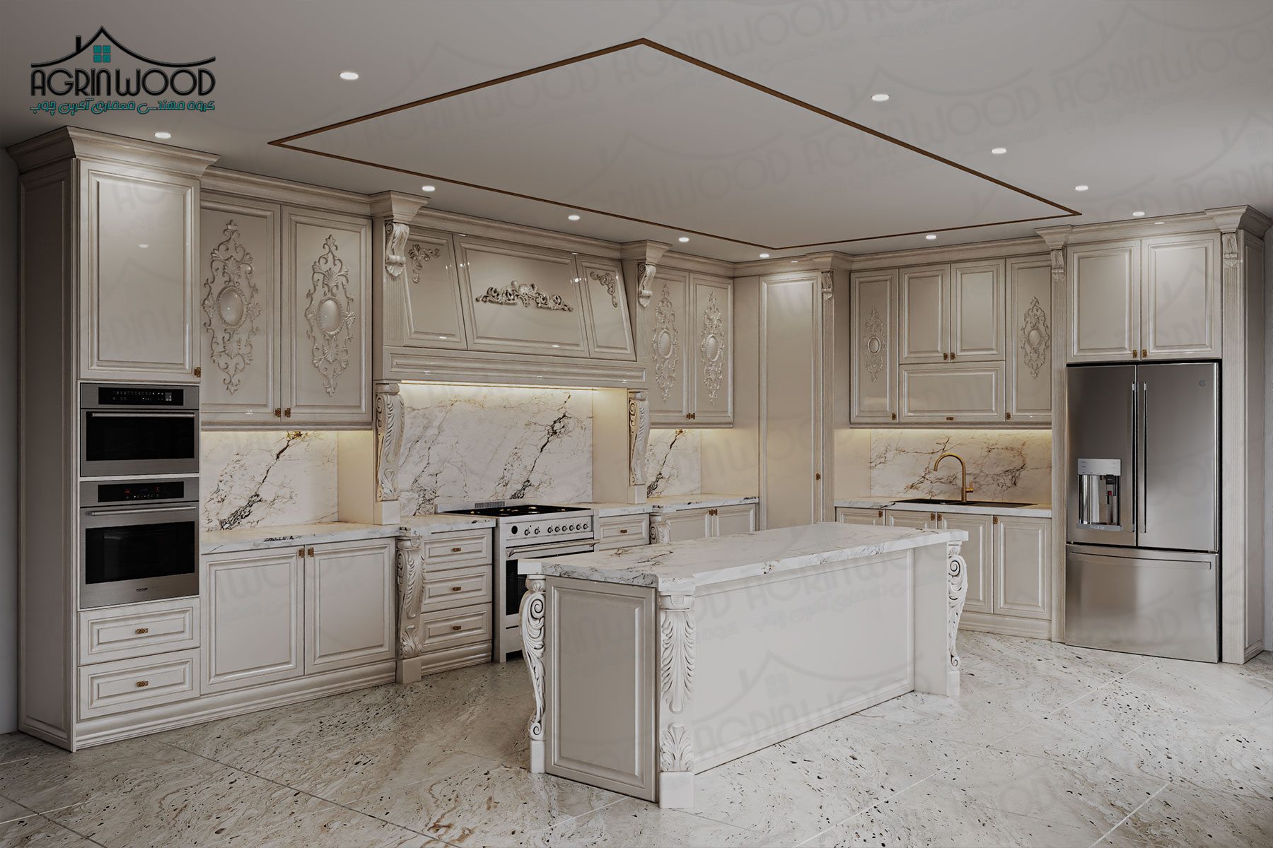 چرا کابینت کلاسیک را اشرافی می‌گویند