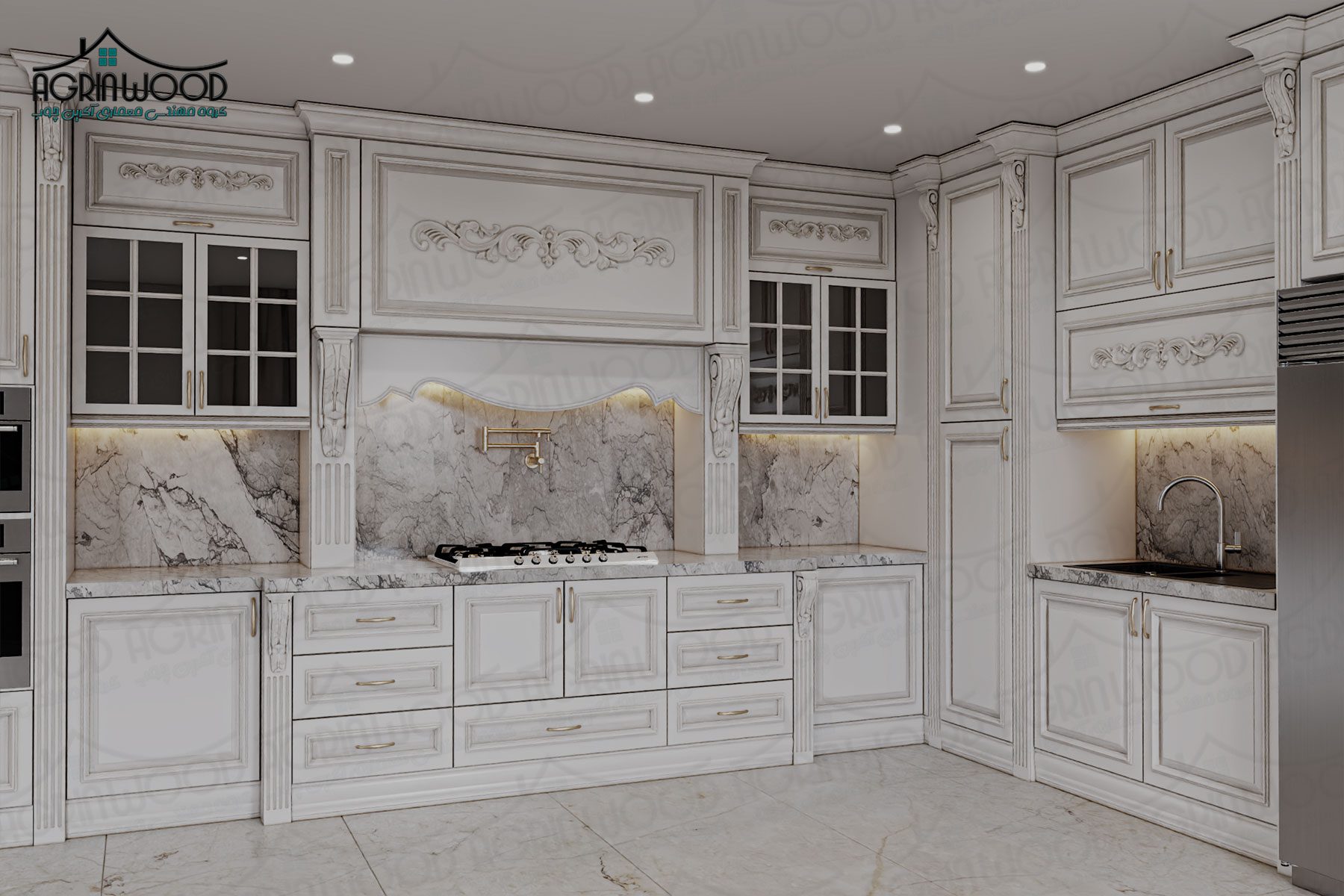 ۳ مدل کابینت کلاسیک