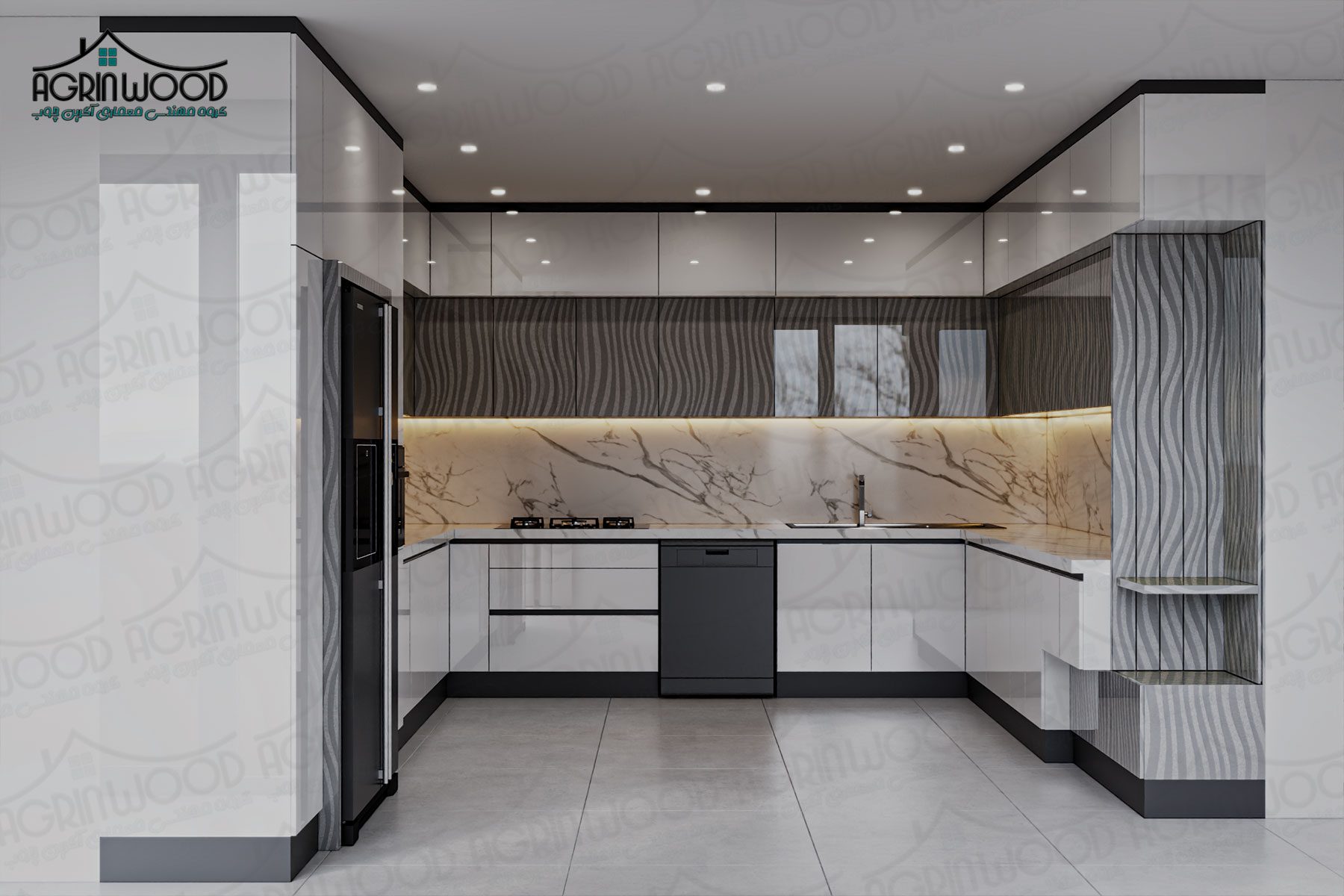 ۳ مدل کابینت های گلاس ۳ مدل کابینت های گلاس