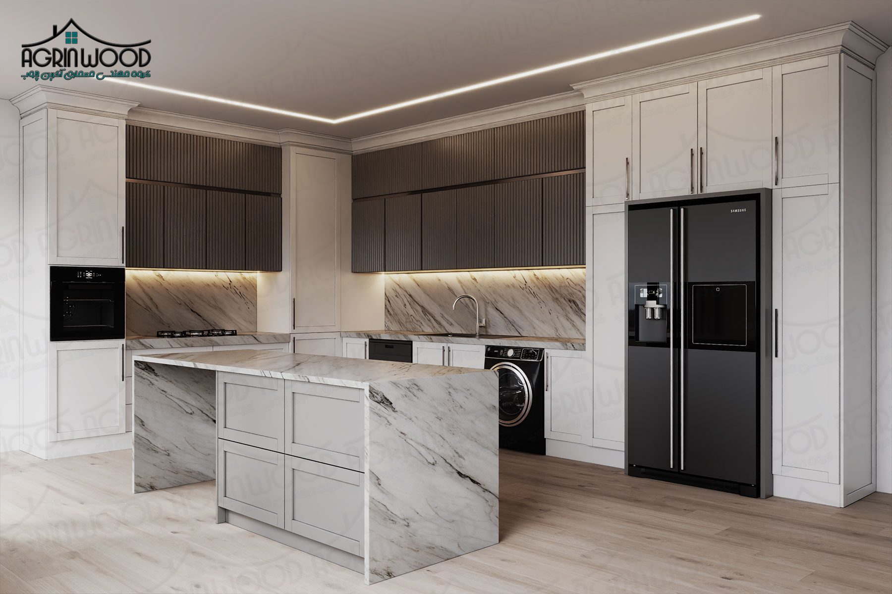 بهترین کابینت نئوکلاسیک جدید
