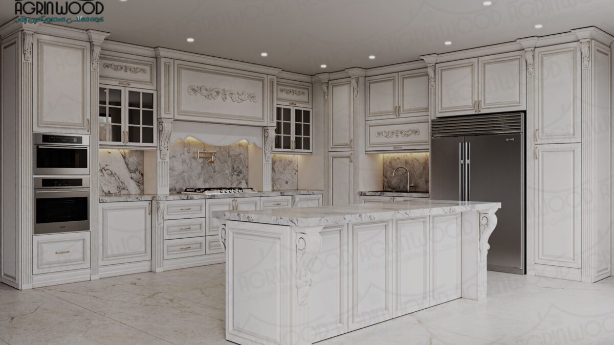 بهترین کابینت ساده کلاسیک