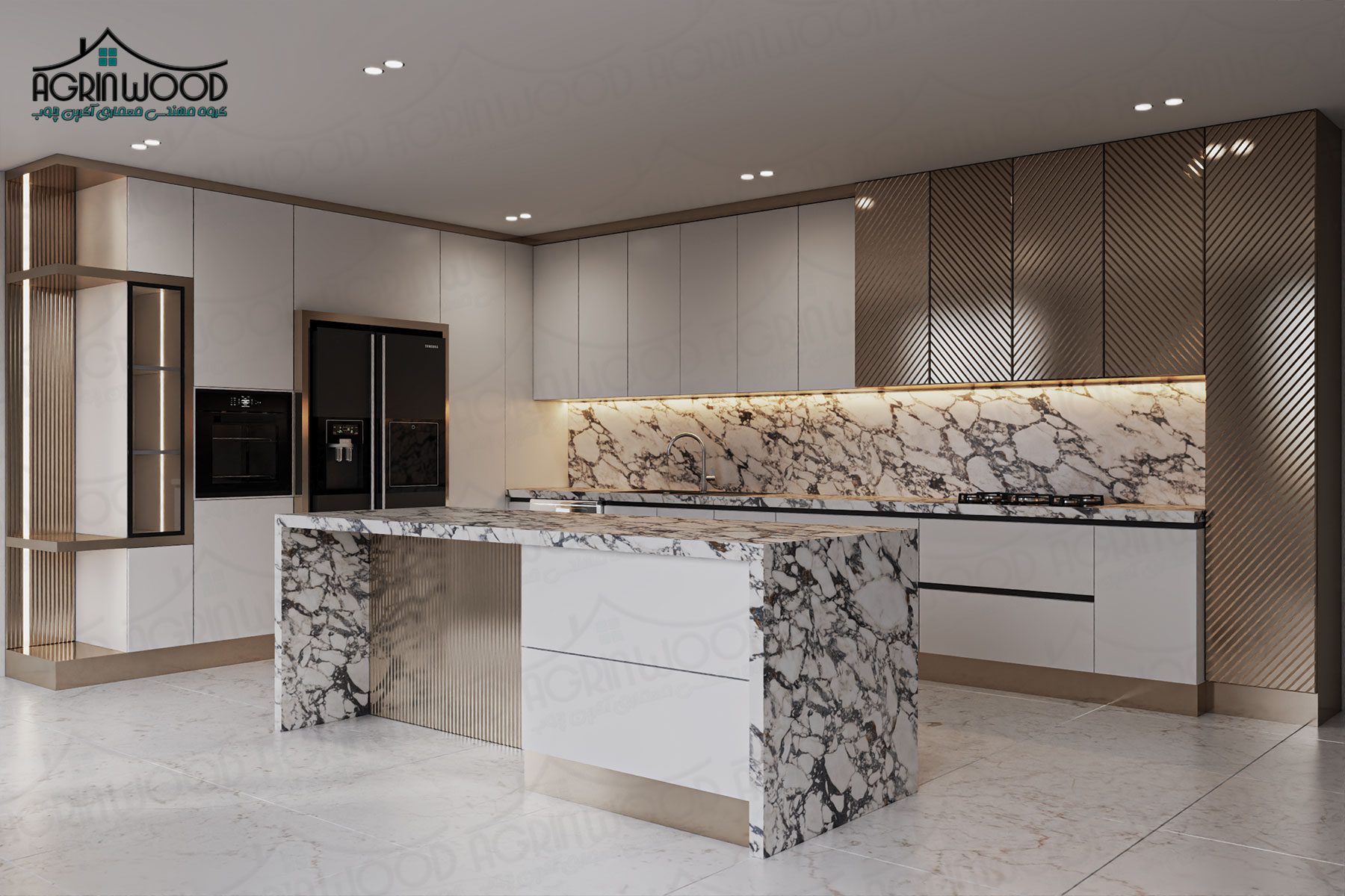 کابینت نوین ام دی اف