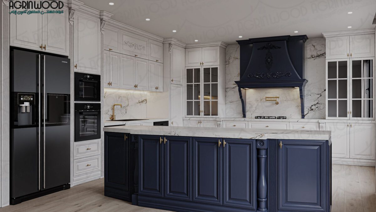 کابینت ممبران دورنگ ساده