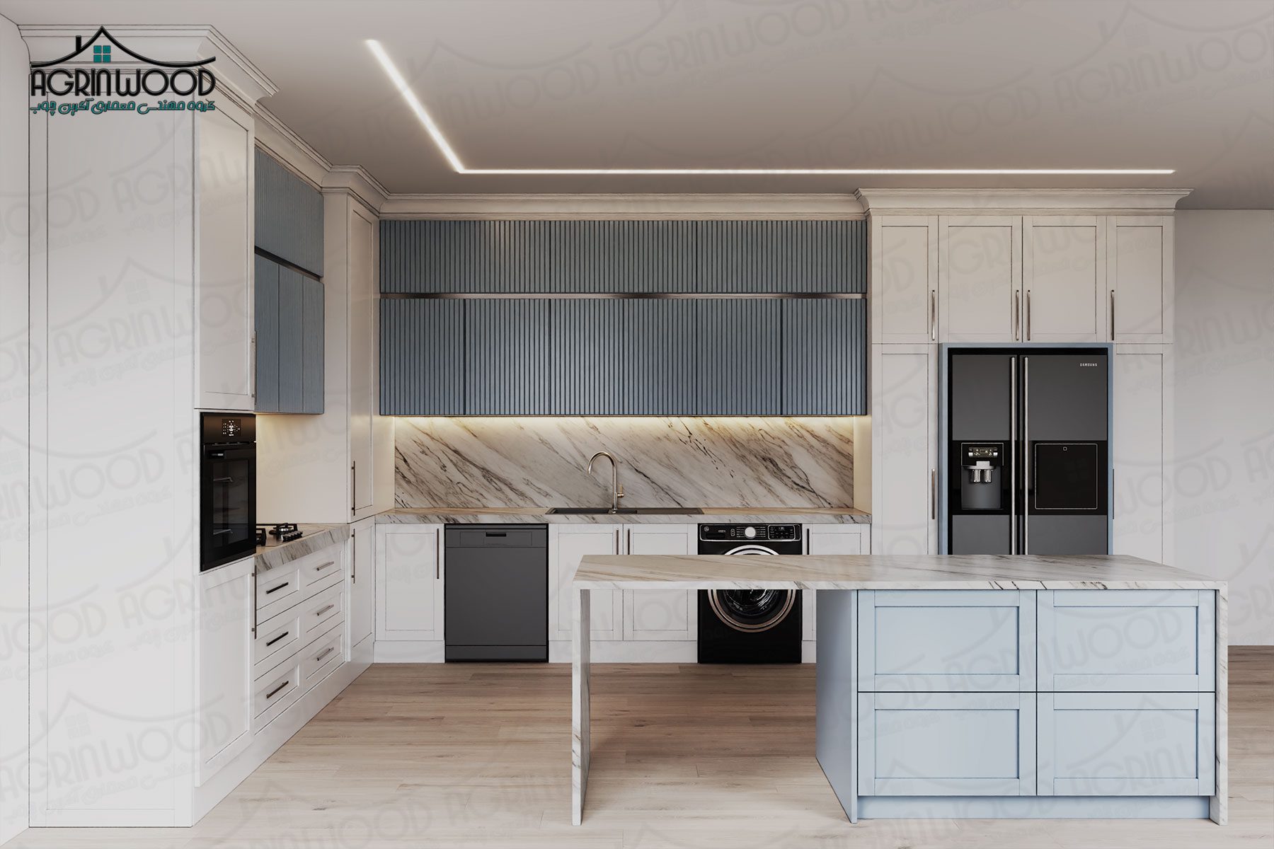 کابینت کف تراش ترکیبی