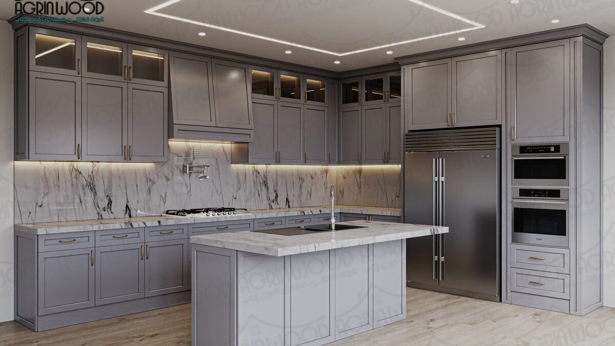 بهترین کابینت ساده نئوکلاسیک