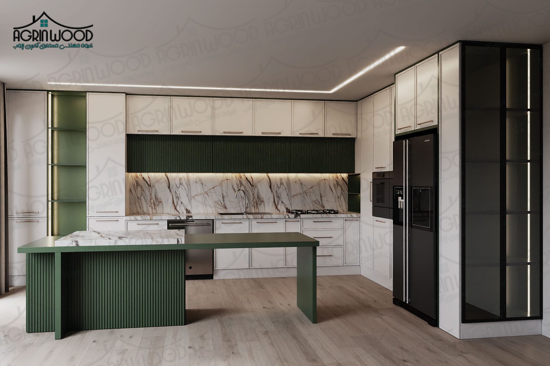 کابینت کف تراش ترکیبی