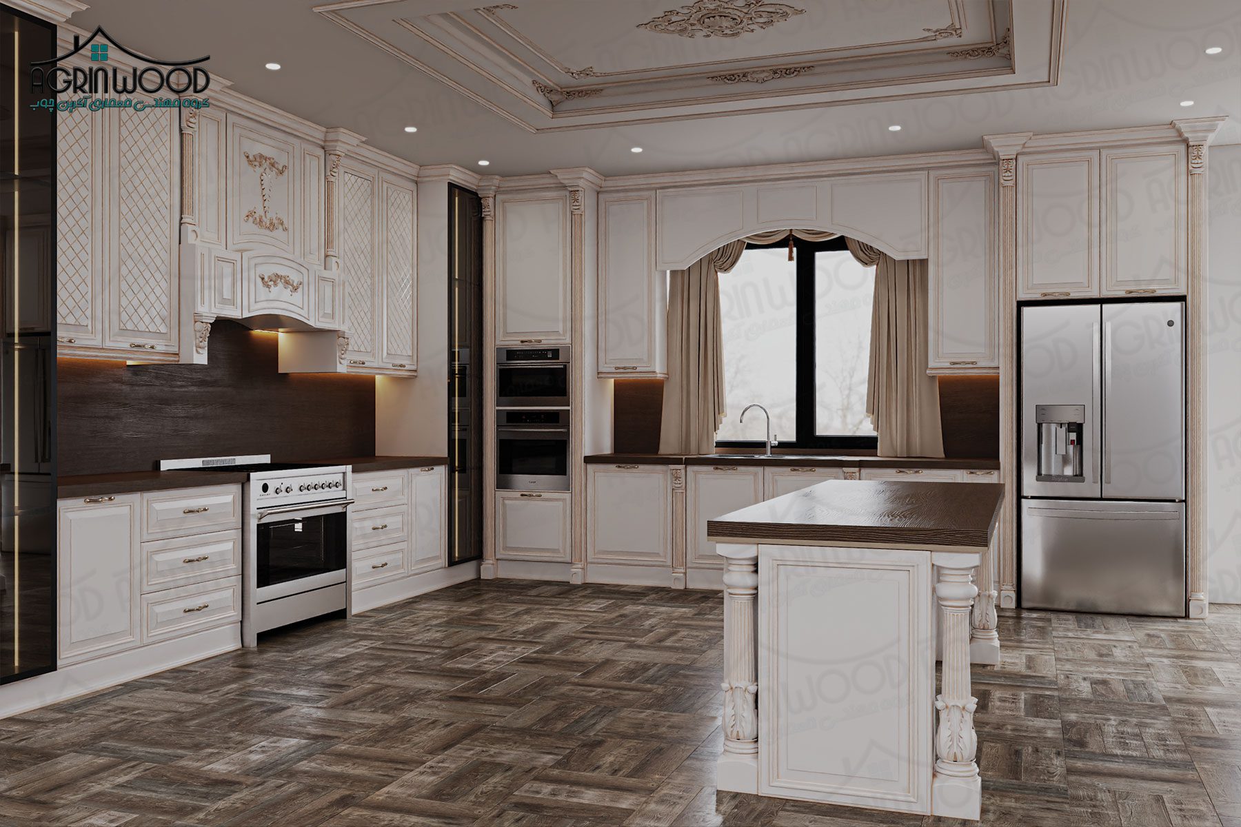 بهترین کابینت با درب شیشه ای بهترین کابینت با درب شیشه ای