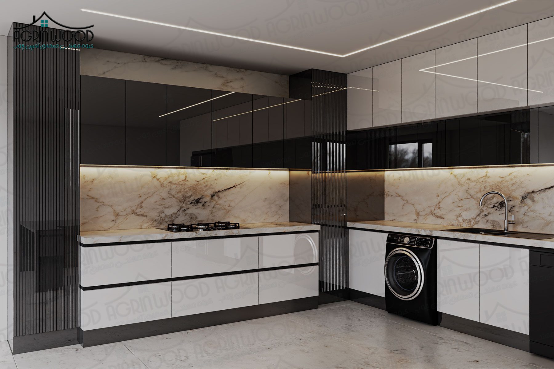 بهترین کابینت با درب شیشه ای بهترین کابینت با درب شیشه ای