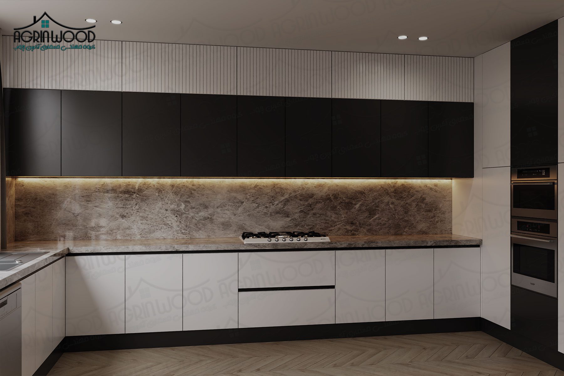 بهترین ترکیب رنگ برای کابینت