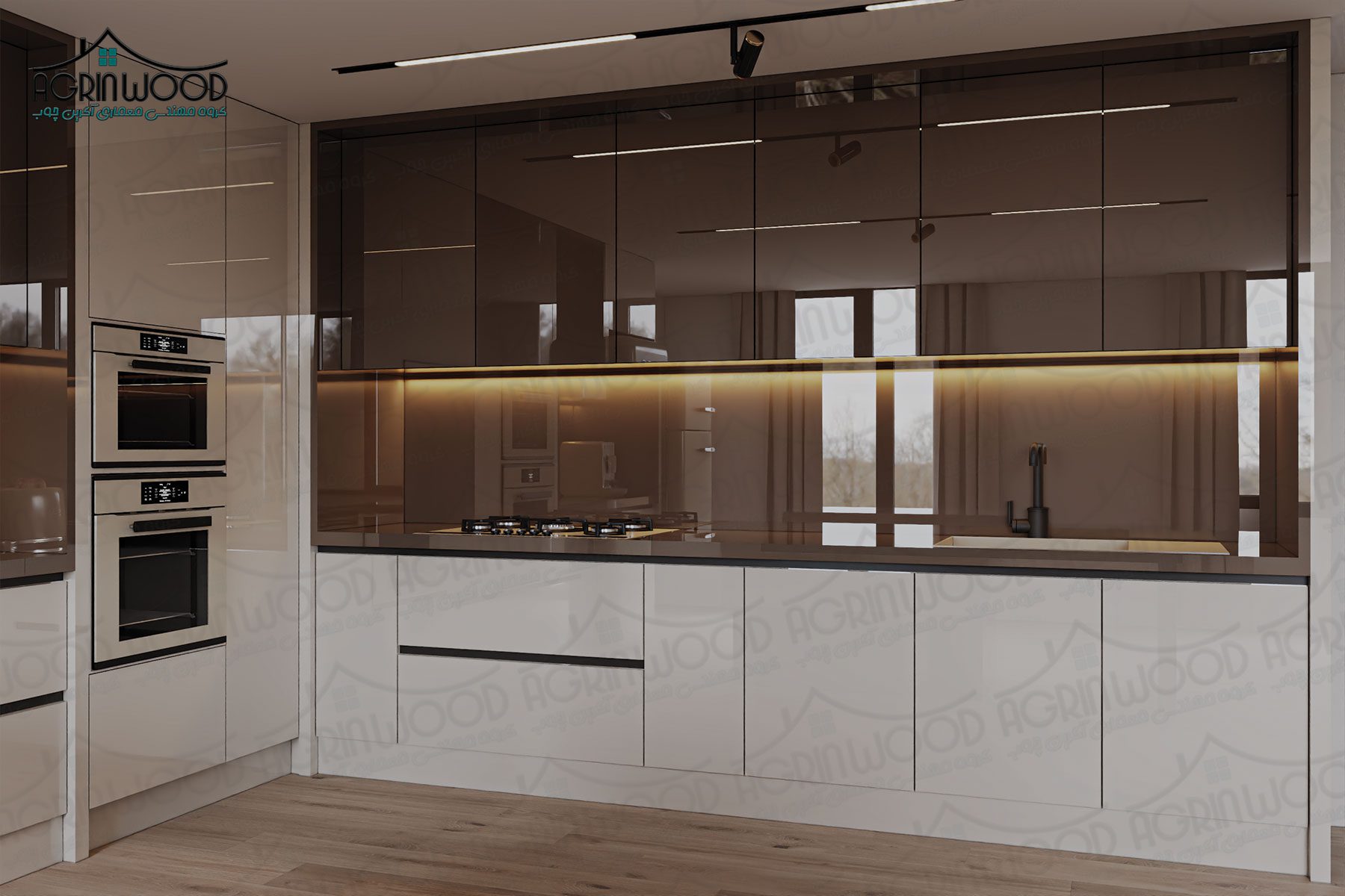 تفاوت کابینت های گلاس و پلی گلاس در ظاهر و دوام