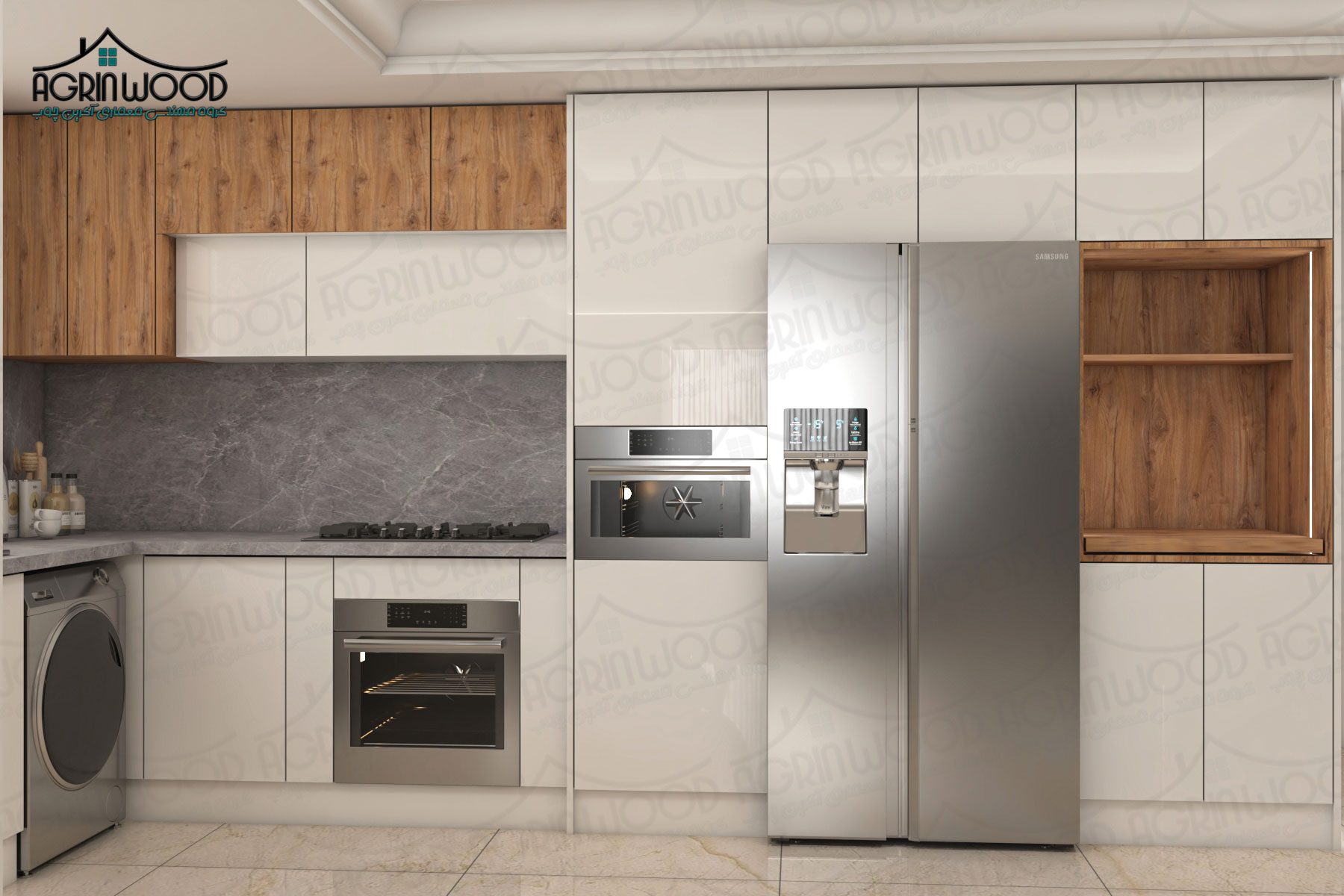 کابینت روکش چوب و ام دی اف کابینت روکش چوب و ام دی اف