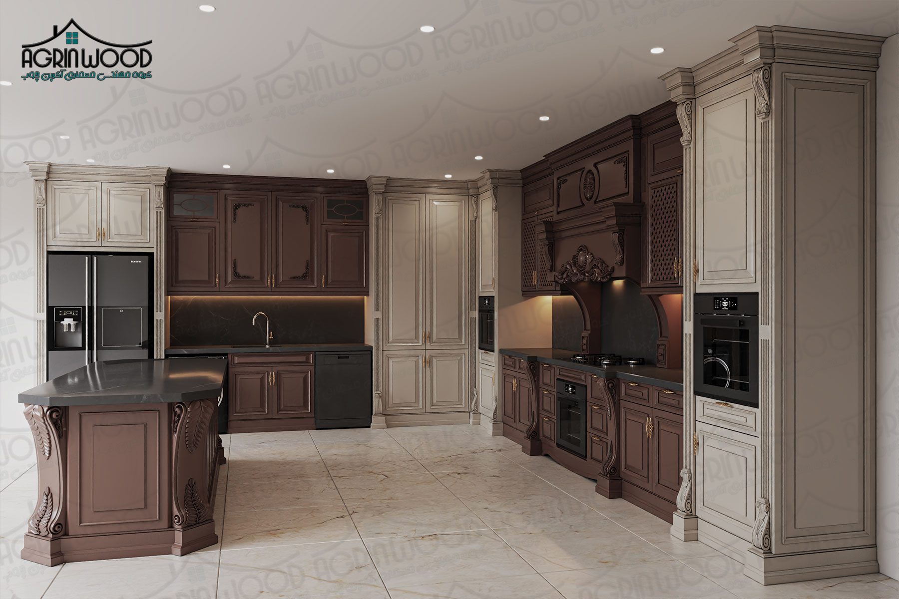 کابینت چوبی بهتره یا روکش چوب