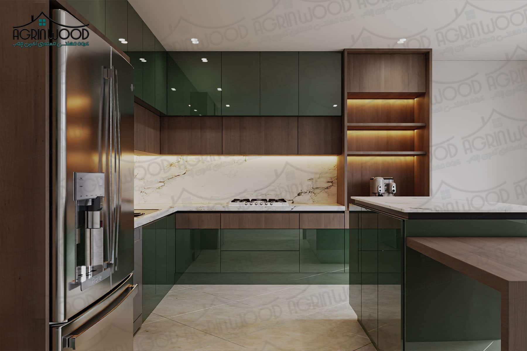 کابینت پلی گلاس شیک