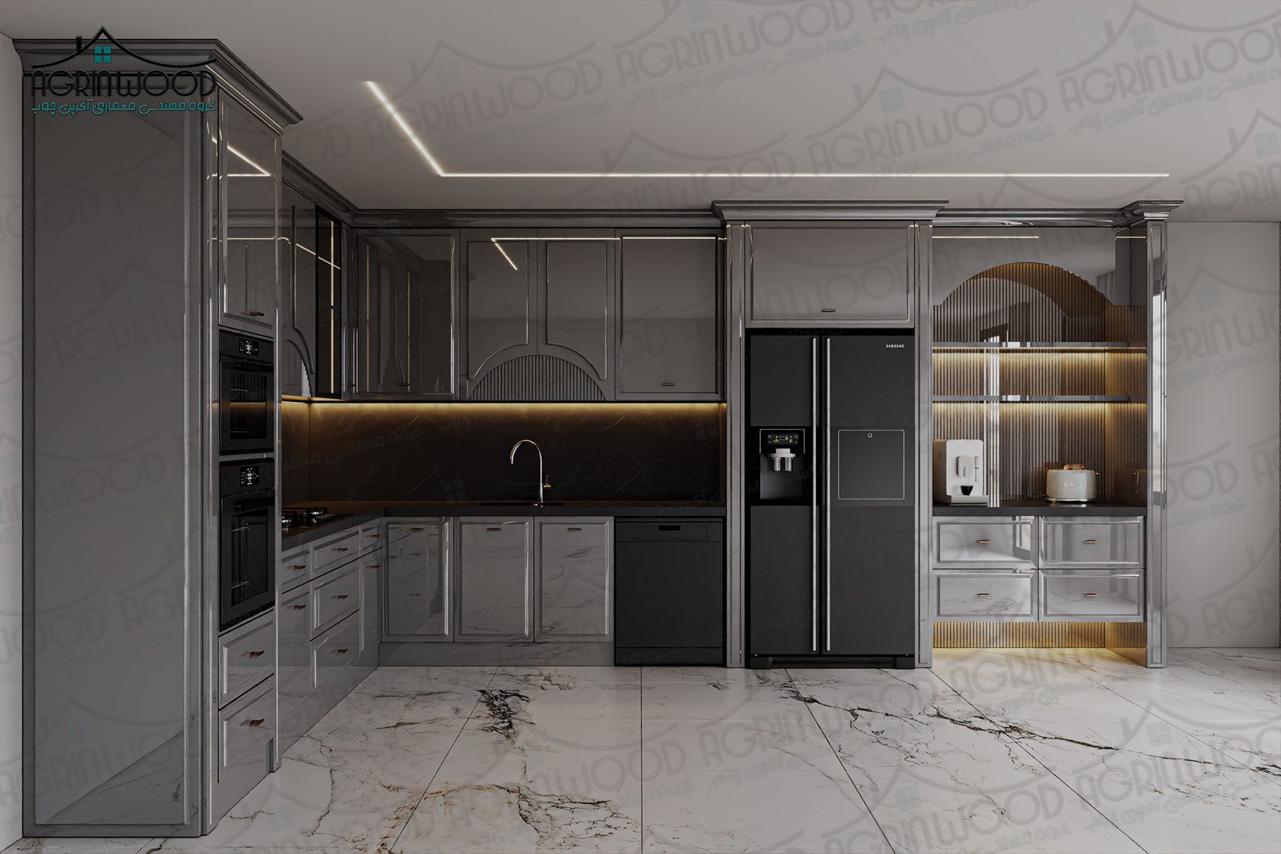 رنگهای جدید کابینت انزو برای آشپزخانه خاص