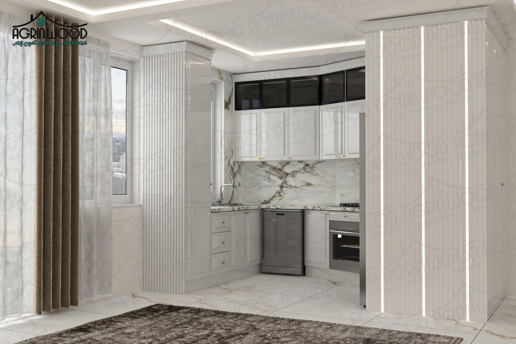 طراحی کابینت برای آشپزخانه های کوچک