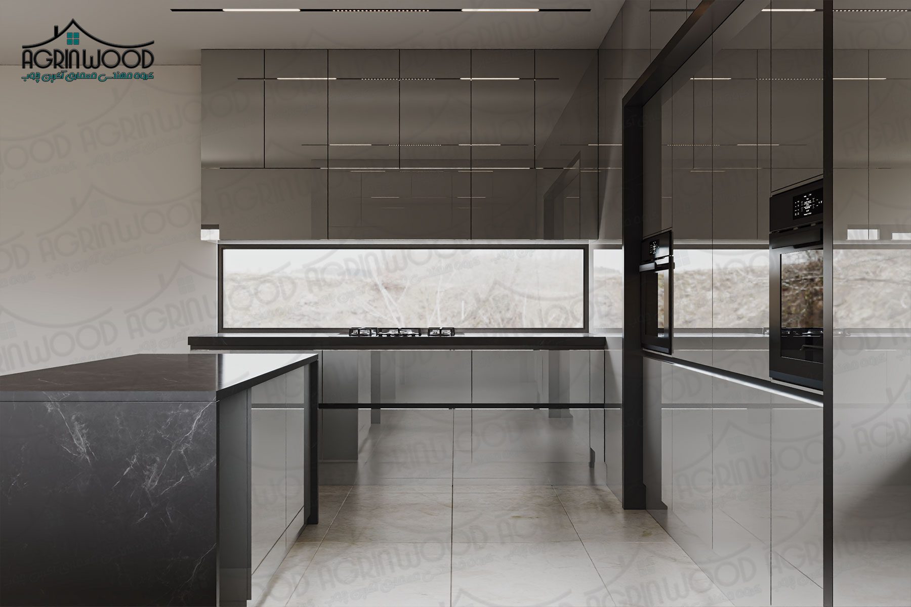 کابینت پلی گلاس یا های گلاس کابینت پلی گلاس یا های گلاس