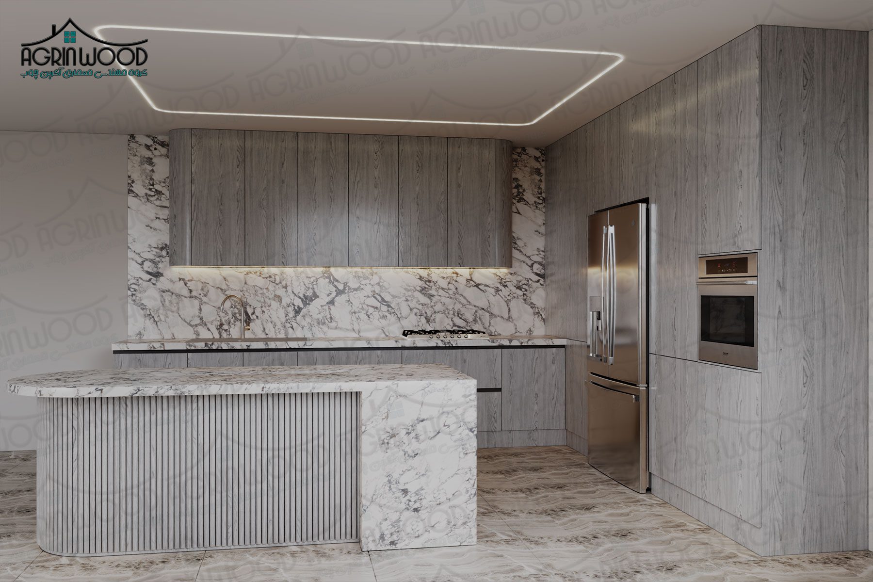 کابینت پلی گلاس شیک