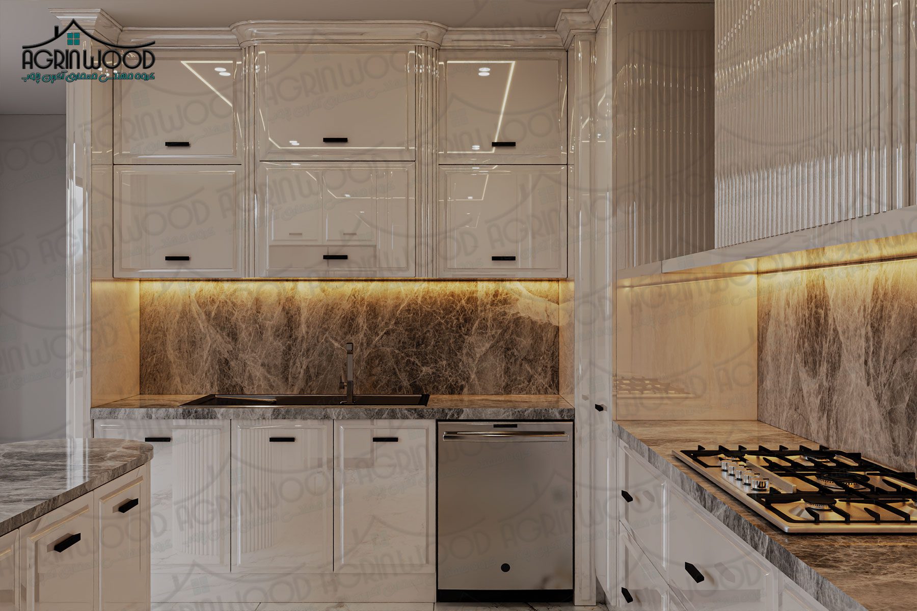 رنگهای جدید کابینت انزو برای آشپزخانه خاص