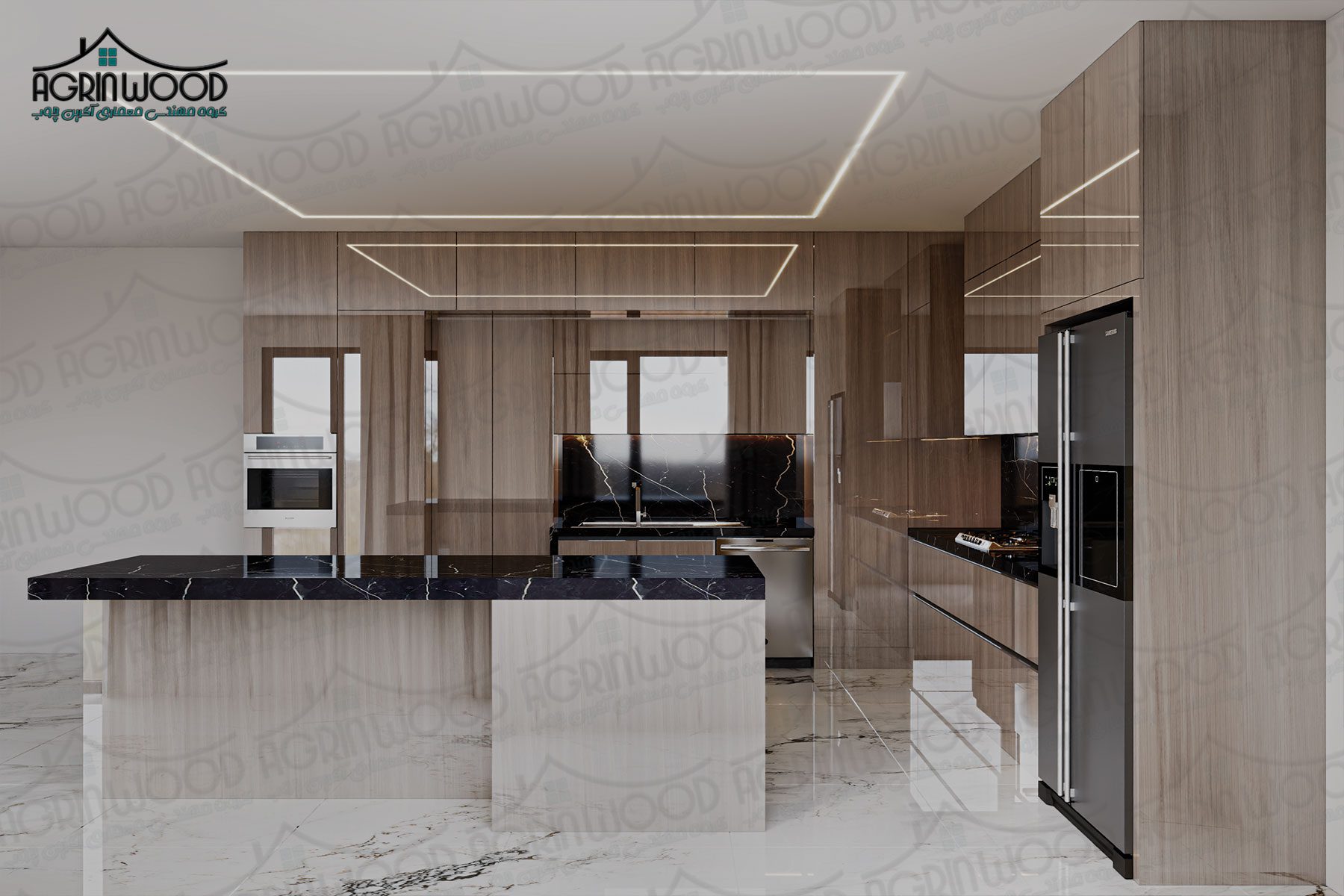 کابینت طرحدار مدرن کابینت طرحدار مدرن